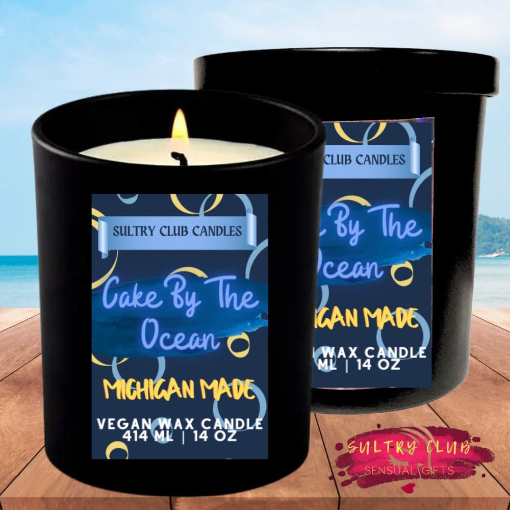 Cake By The Ocean 14 Oz Vegan Candle